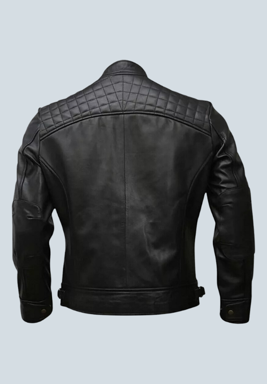 Ice-T  Black Biker Leather Jacket