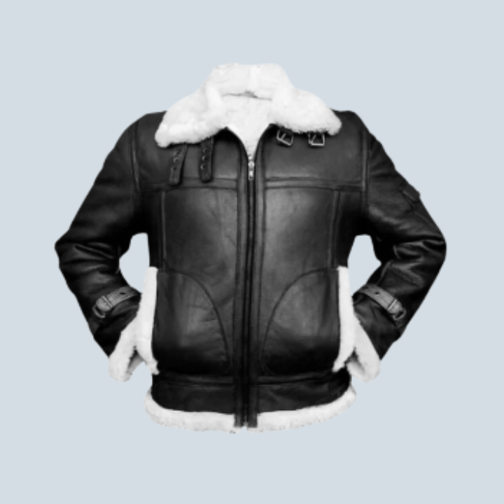 Humphrey B3 Black And White Bomber Jacket