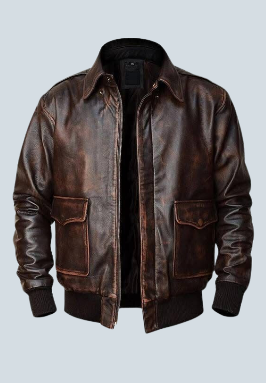 Bennett Flying Black Bomber Leather Jacket