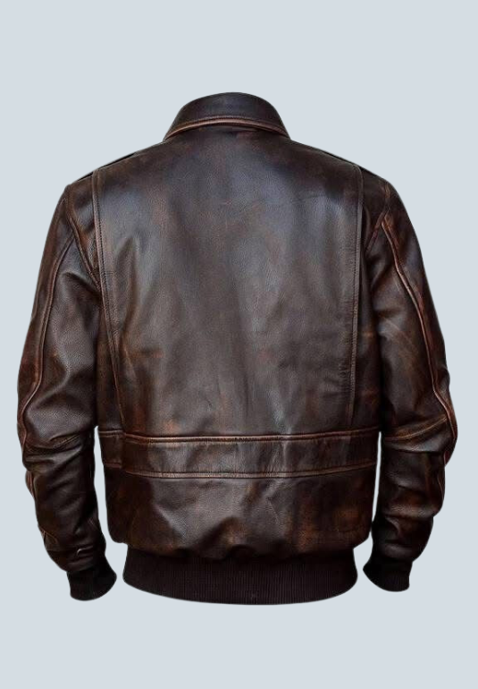 Bennett Flying Black Bomber Leather Jacket
