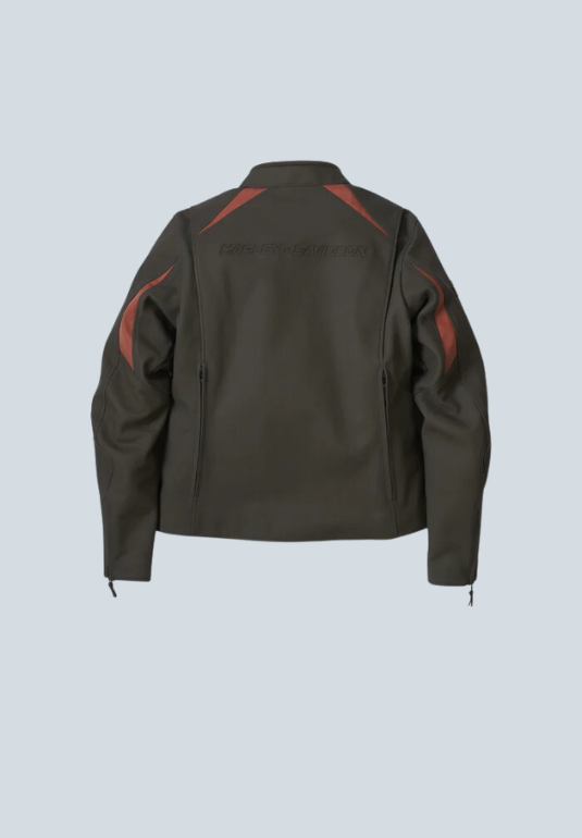 Durning Paradigm Triple Vent Black Leather Jacket