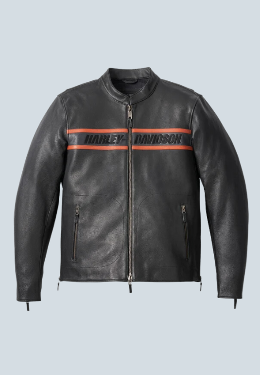 James Victory Lane Black Leather Jacket
