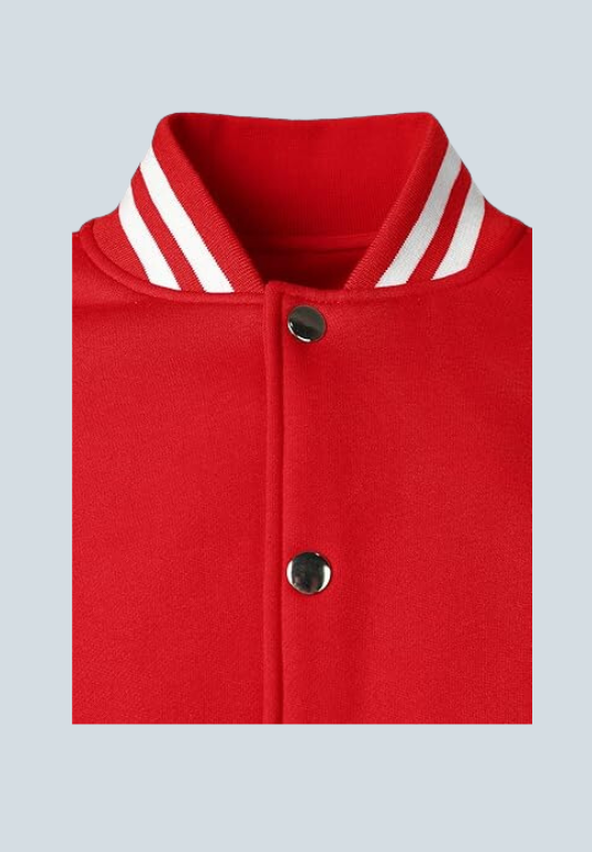 Lion Vikings Red Varsity Jacket