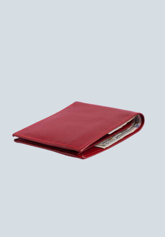 Maroon Classic Leather Wallet