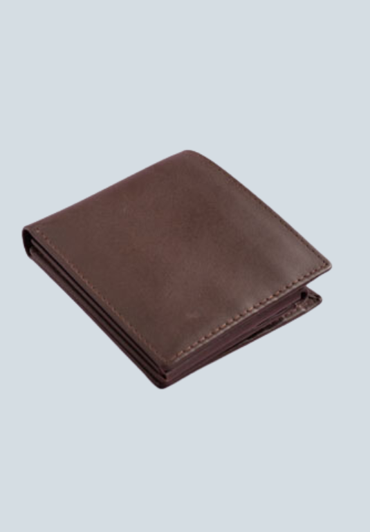 Men’s Brown Tri Fold Leather Wallet