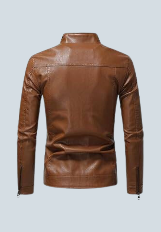 Murphy Brown Biker Leather Jacket