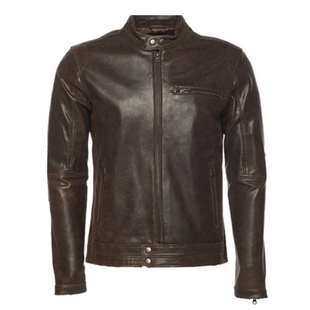 Murphy Brown Café Racer Leather Jacket