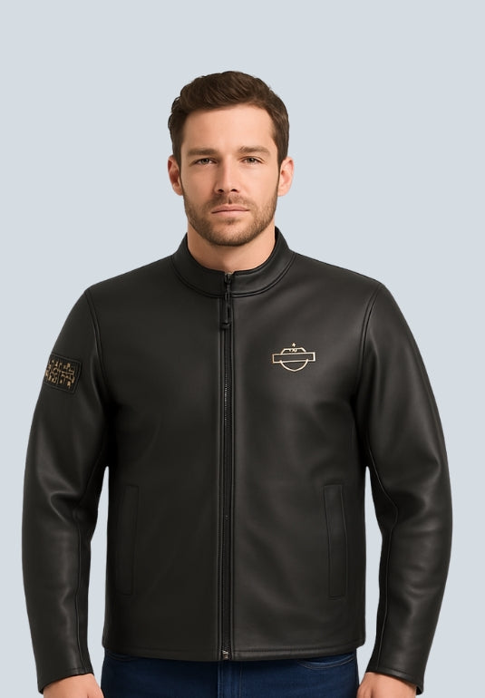 Paradigm Triple Vent System 2.0 Black Leather Jacket