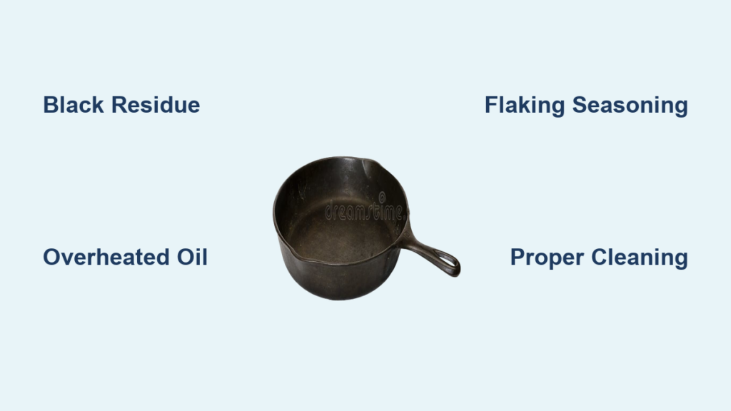 Black Residue on Cast Iron: Causes and Fixes