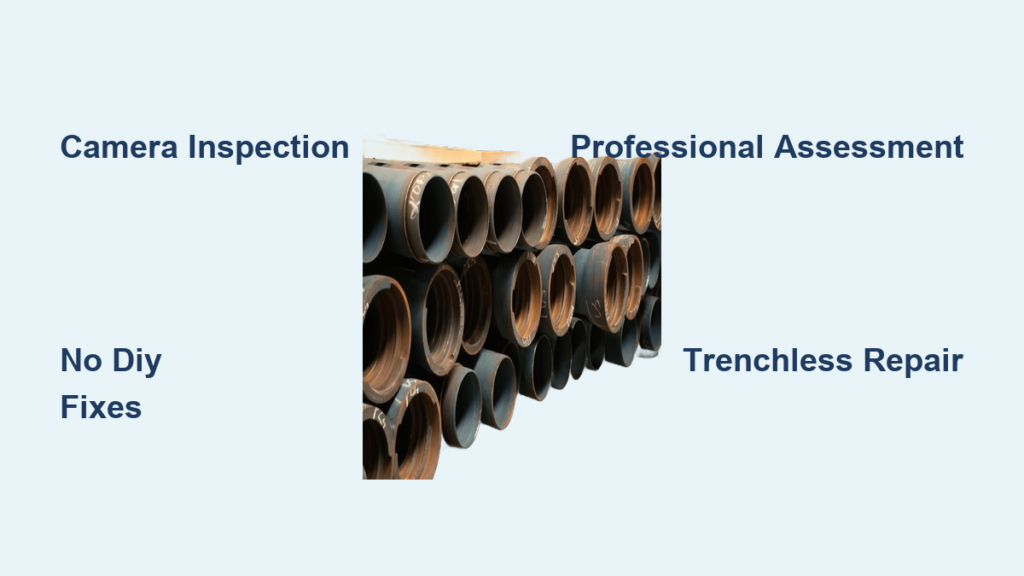 Cast Iron Pipe Sticking Out of Ground: What to Do