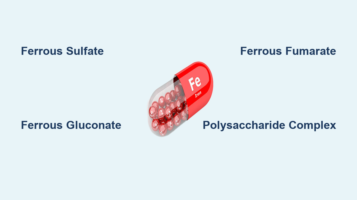 Types of Iron Tablets Explained